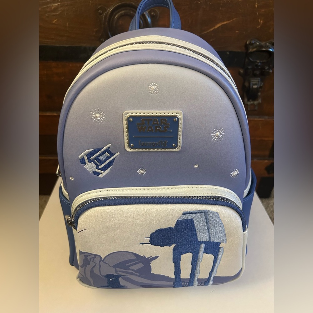 Loungefly Star Wars Hoth Blue Mini Backpack - NWT
